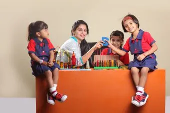 Nursery school in Bandikui